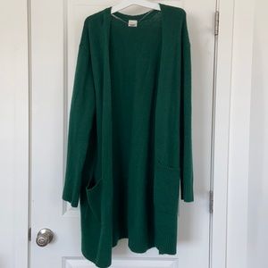 A New Day hunter green cardigan
